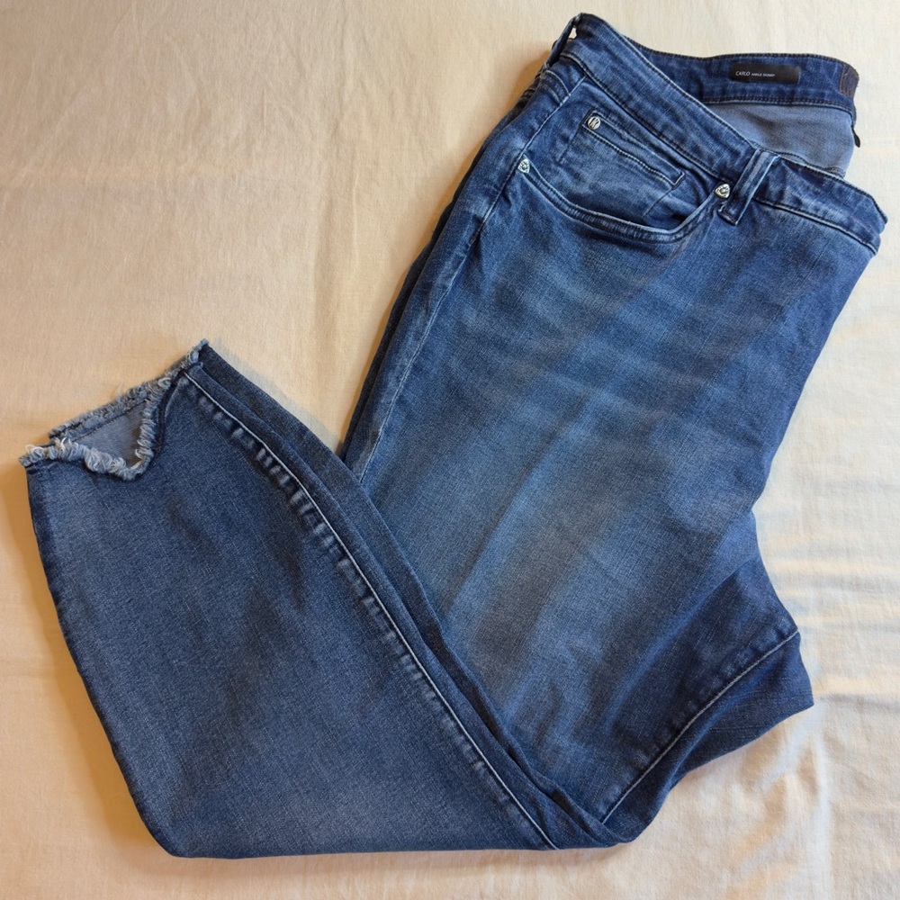 Women’s Kut from the Kloth Carlo Ankle Skinny Fray Hem Jeans
